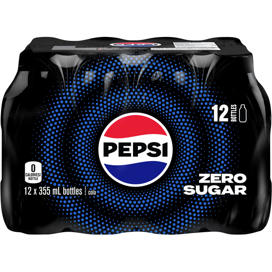 Pepsi Zero Sugar Soda 8x355.0 ml, $0.26/100ml