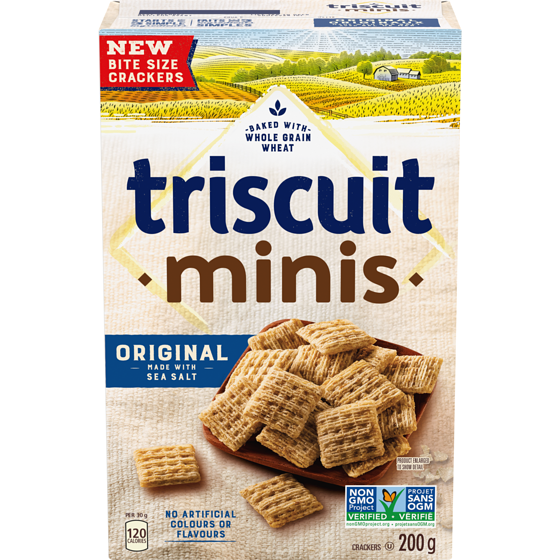 Triscuit TRISCUIT Minis Original Crackers 200 g, $1.90/100g
