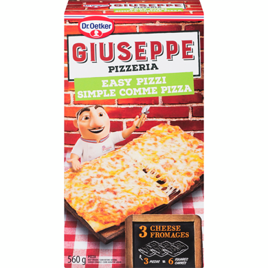 Dr. Oetker Giuseppe Pizzeria Simple Comme Pizza 3 Fromages 3x560.0 g, 0,42 $/100g