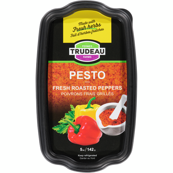 Trudeau Pesto Poivrons frais Grillés 142 g, 4,92 $/100g
