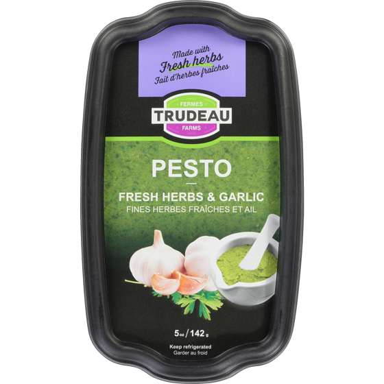 Trudeau Garlic & Fresh Herbs Pesto 142 g, $3.52/100g