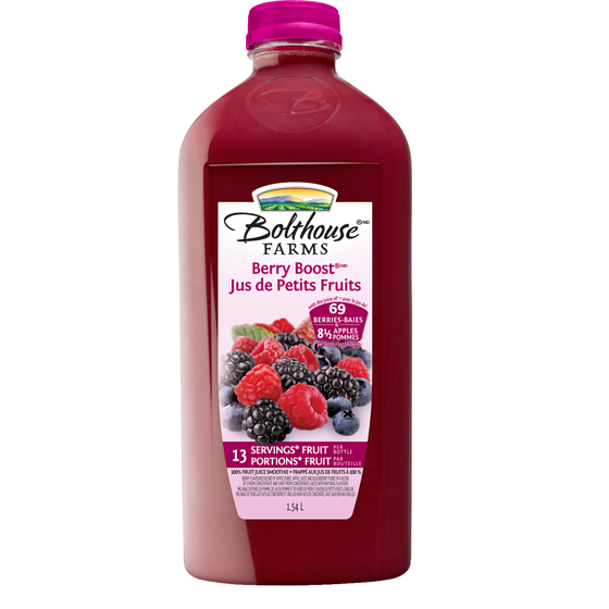 Bolthouse Berry Bosst 1540 ml, $0.68/100ml