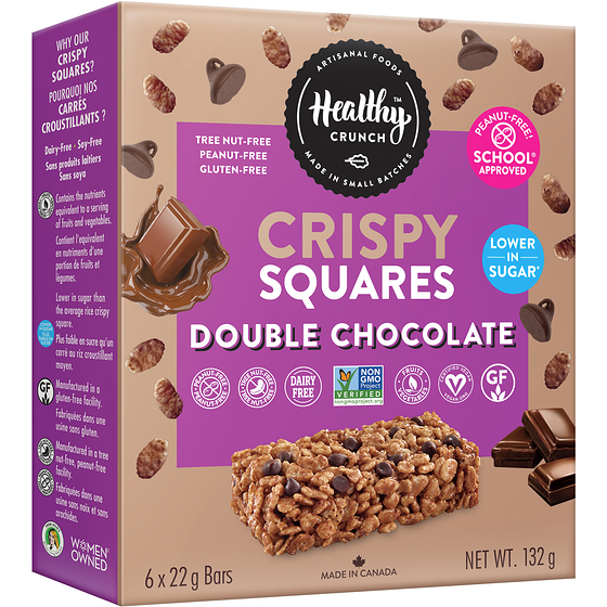 Healthy Crunch Double Chocolate Crispy Square 132 g, $3.41/100g