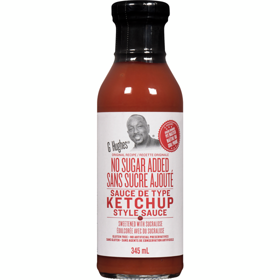 G Hughes Smokehouse No Sugar Added Ketchup 354 ml, $2.12/100ml