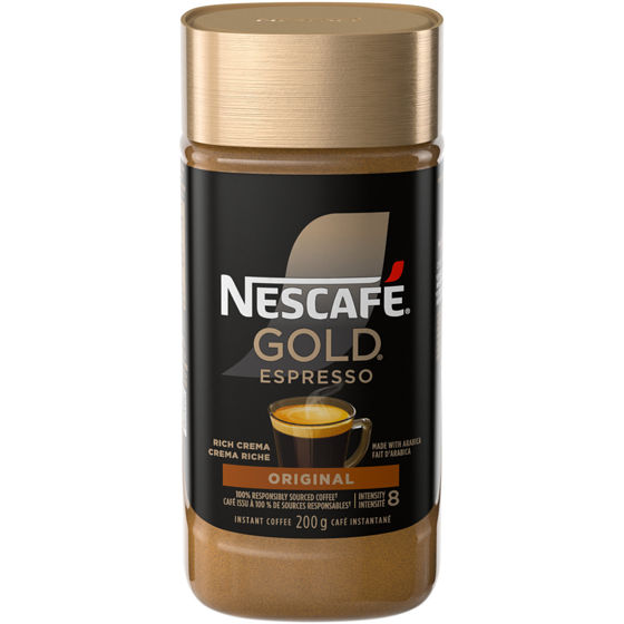 Nestlé Café espresso instantané GOLD 200 g, 7,50 $/100g