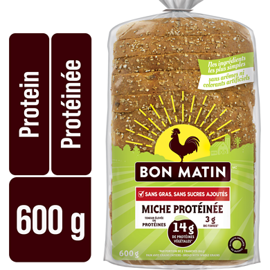 Bon Matin No Sugar, No Fat Added Protein Loaf 600 g, $0.67/100g