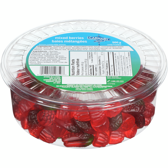 Carnaby Sweet Mixed Berries Candy 500 g, $1.40/100g
