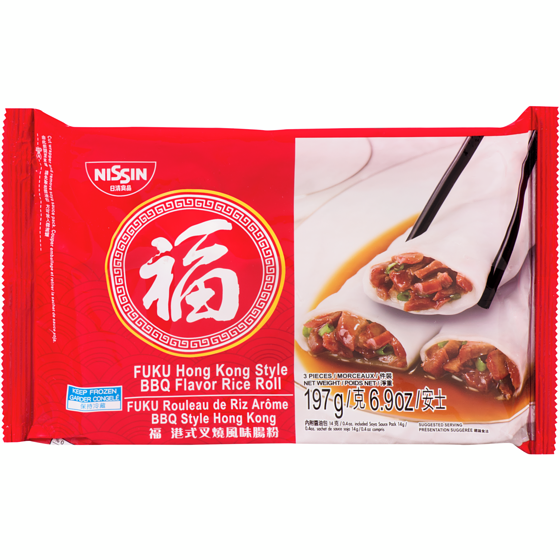 Nissin Hong Kong Style Bbq Flavor Rice Roll 197 g, $2.28/100g