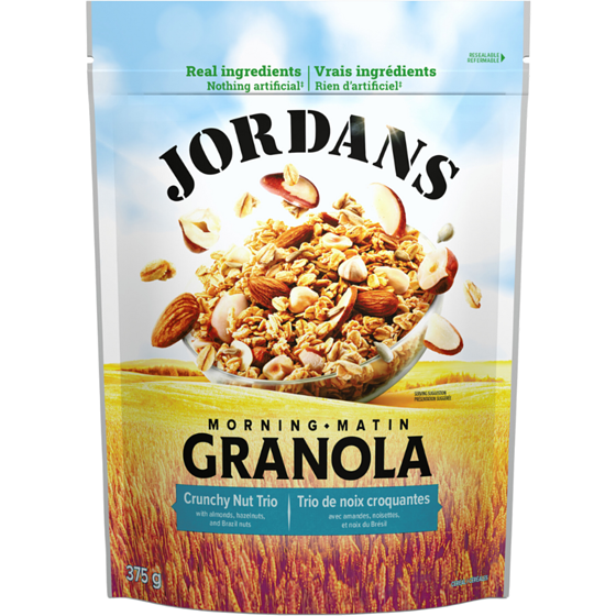 Jordan’s Granola Trio de noix croquantes 375 g, 2,00 $/100g