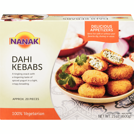 Nanak Dahi Kebabs  600 g, $1.83/100g
