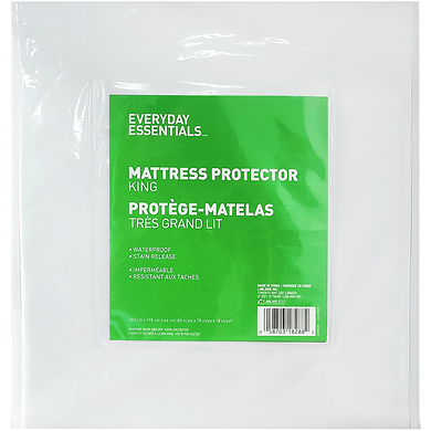 Everyday Essentials Mattress Protector, King 1 ea, $39.99/1ea
