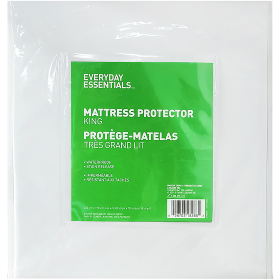 Everyday Essentials Protège-matelas, très grand lit 1 ea, 39,99 $/1ch