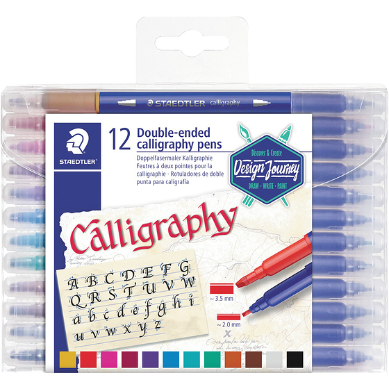 Staedtler Design Journey Calligraphy Double-ended pens 1 ea, $10.00/1ea