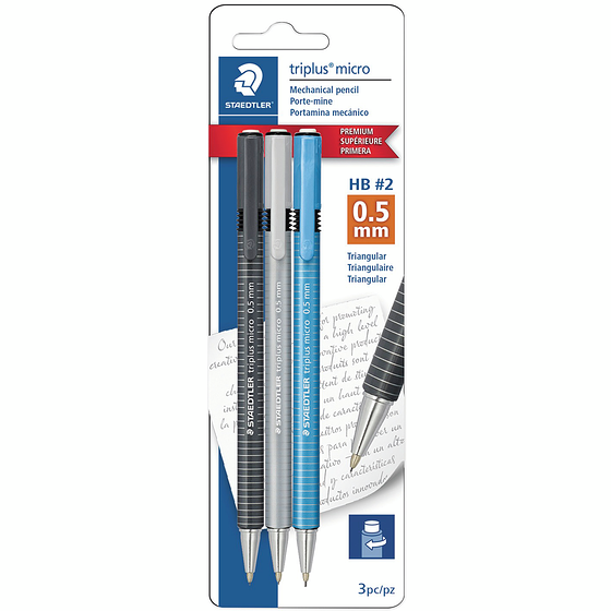 Staedtler Triplus Micro premium mechanical pencils 1 ea, $8.00/1ea