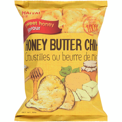 Haitai Honey Butter Chip Sweet Honey Flavour 60 g, $6.65/100g