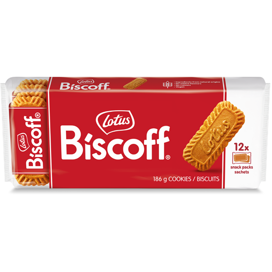 Lotus LOTUS BISCOFF 186 g, 2,15 $/100g