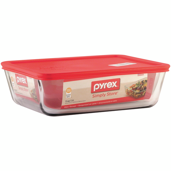 Pyrex Glass Storage 11 Cup, 2.6L 1 ea, $17.00/1ea