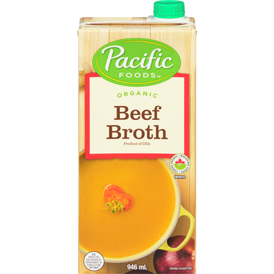 Pacific Foods Organic Beef Broth 946 ml, $0.79/100ml