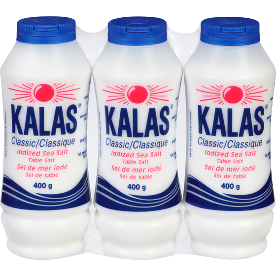 Kallas Classique Sel De Table Sel De Mer Iodé 1200 g, 0,40 $/100g