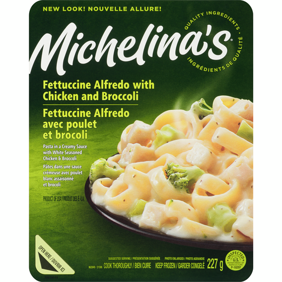 Michelina Fettuccine Alfredo with Chicken and Broccoli 227 g, $1.32/100g