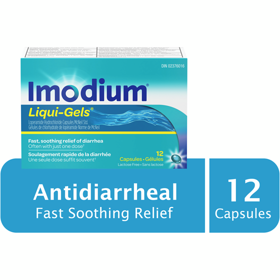 Imodium Liquid Gels 12 ea, $1.75/1ea