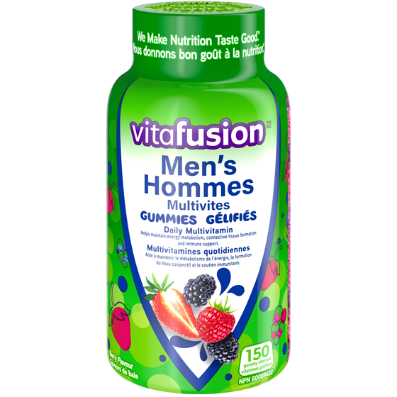VitaFusion Vitamines gélifiées pour hommes 150 ea, 0,12 $/1ch