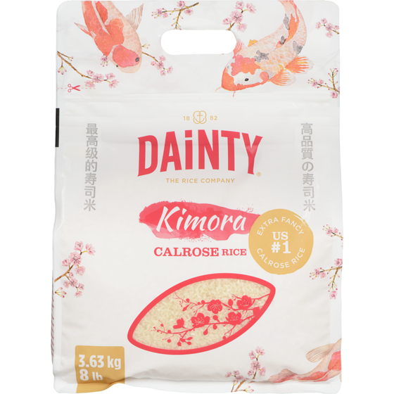 Dainty Kimora Calrose Rice 3.63 kg, $0.72/100g