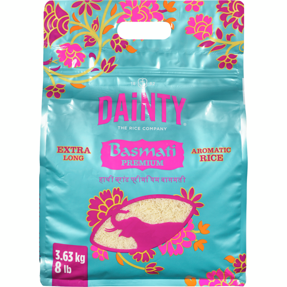 Dainty Extra Long Basmati Premium Aromatic Rice 3.63 kg, $0.72/100g