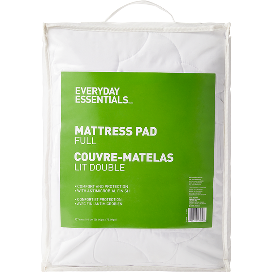 Everyday Essentials Couvre-matelas, lit 2 places 1 ea, 29,00 $/1ch