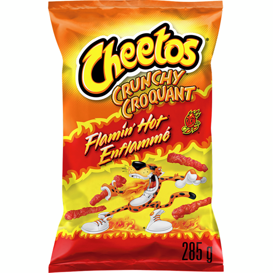 Frito-Lay Croquant Grignotines à saveur de fromage Enflammé 285 g, 1,57 $/100g
