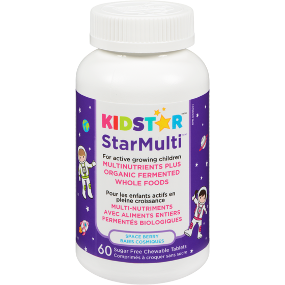 Kidstar Sugar Free Chewable Tablets Space Berry 60 ea, $0.67/1ea