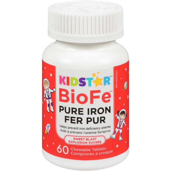 Kidstar Pure Iron Sweet Blast 60 Chewable Tablets 60 ea, $0.38/1ea