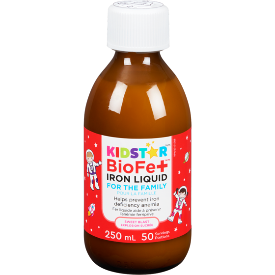 Kidstar Iron Liquid Sweet Blast 250 ml, $18.00/100ml
