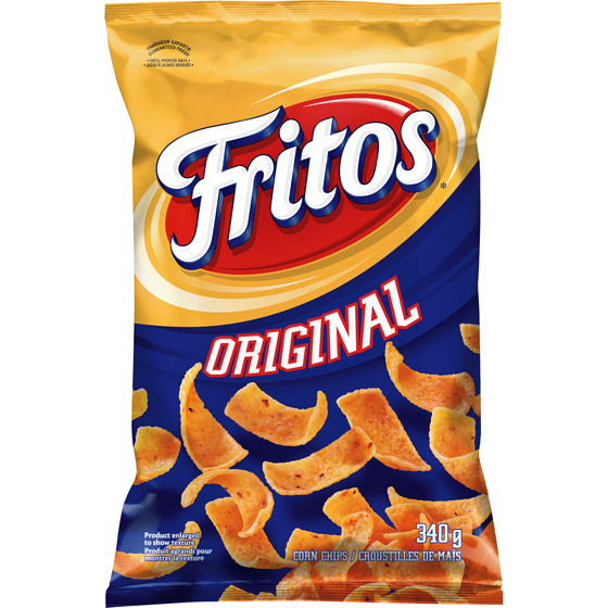 Fritos Croustilles de maïs Original 340g 340 g, 1,47 $/100g