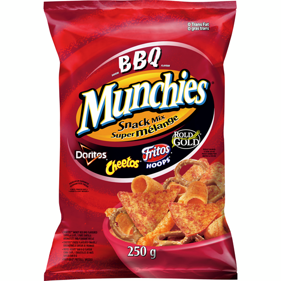 Munchies BBQ Flavour Snack Mix 250g 250 g, $2.00/100g