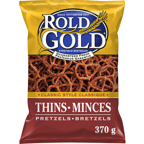 Rold Gold Pretzel Thins Classic Style Thins Pretzels 370 g, $1.35/100g