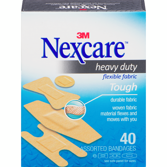 Nexcare Heavy Duty Bandages 40 ea, $0.15/1ea