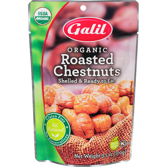 Galil Organic Roasted Chestnuts 100 g, $2.99/100g