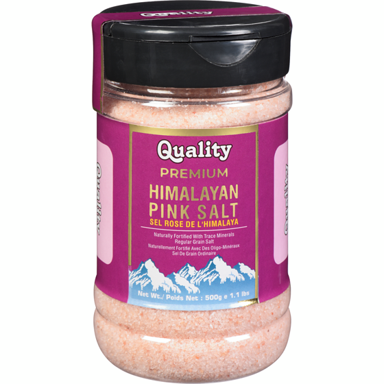 Quality Himalayan Pink Salt   500 g, $0.50/100g