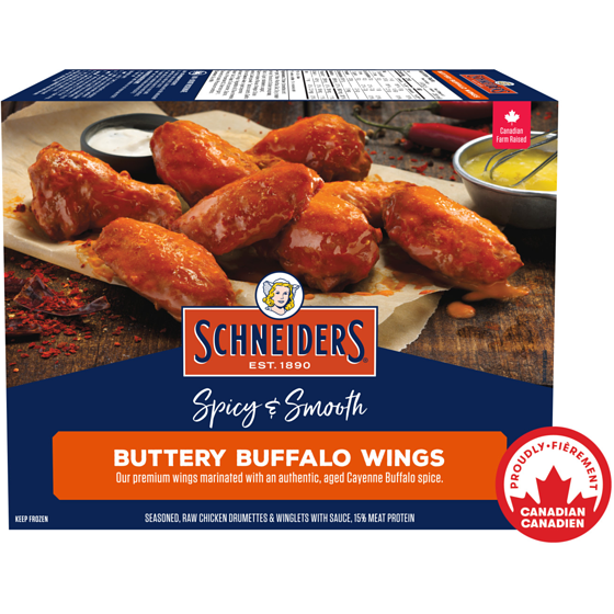 Schneiders Buttery Buffalo Chicken Wings 615 g, $2.44/100g