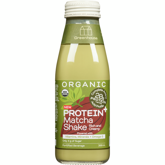 Greenhouse Organic Shake Matcha Brekky 300 ml, $2.33/100ml