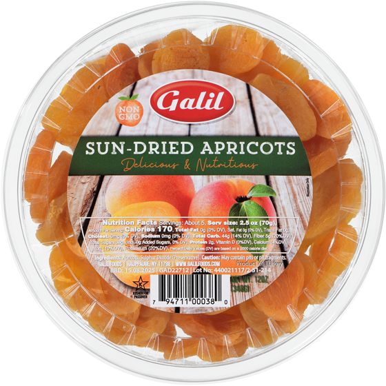 Galil Sun Dried Apricots 340 g, $2.94/100g