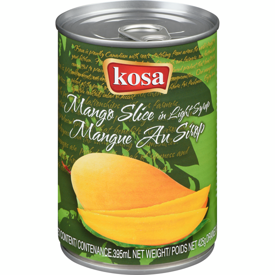 Kosa Mango Slice In Light Syrup  425 g, $0.59/100g