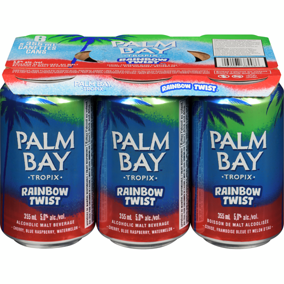 null Tropix boisson de malt alcoolisée rainbow twist (Pièce d’identité requise au moment du ramassage) 6x355.0 ml, 0,75 $/100ml