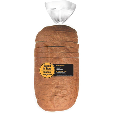 null Sliced Whole Wheat Bread 383 g, $0.85/100g