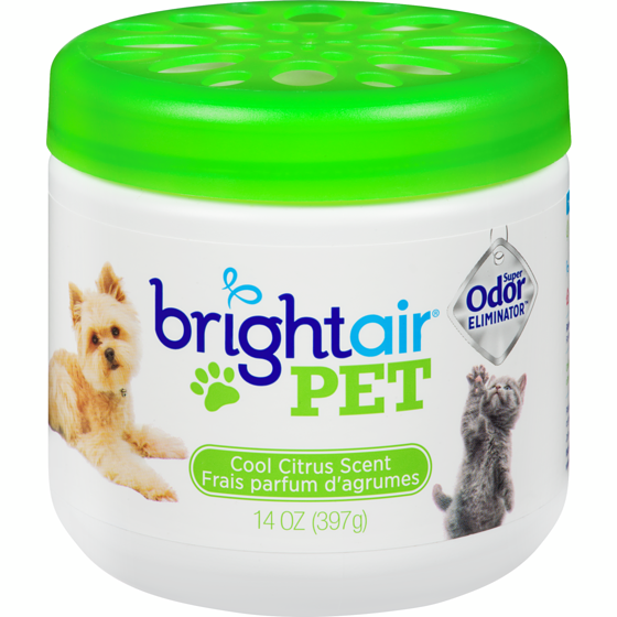 Bright Air Air Fresheners, Air Pet Super Odor Eliminator Cool Citrus Scent 1 ea, $7.99/1ea