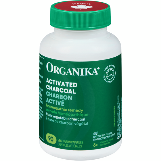 Organika Activated Charcoal Caps 90 ea, $0.29/1ea