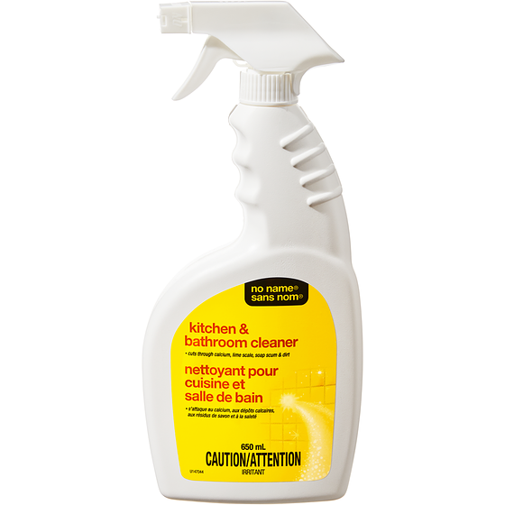 No Name Kitchen and Bathroom Cleaner 650 ml, $0.54/100ml