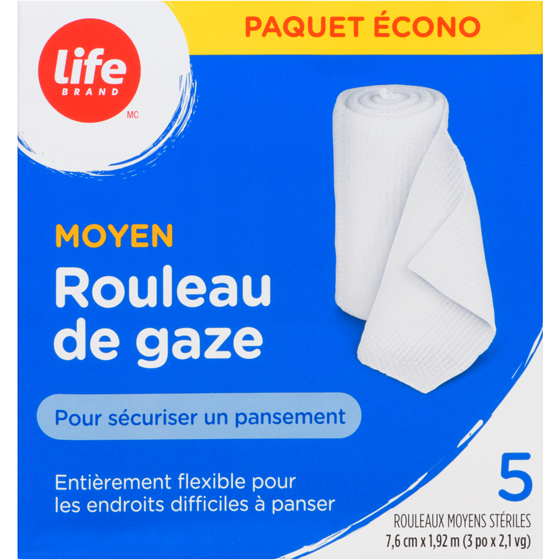 Life Brand Value Pack Medium Gauze 5 ea, $1.70/1ea