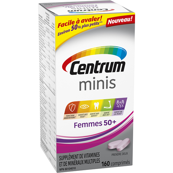 Centrum Minis Femmes 50+ (Comprimés) 160 ea, 0,13 $/1ch